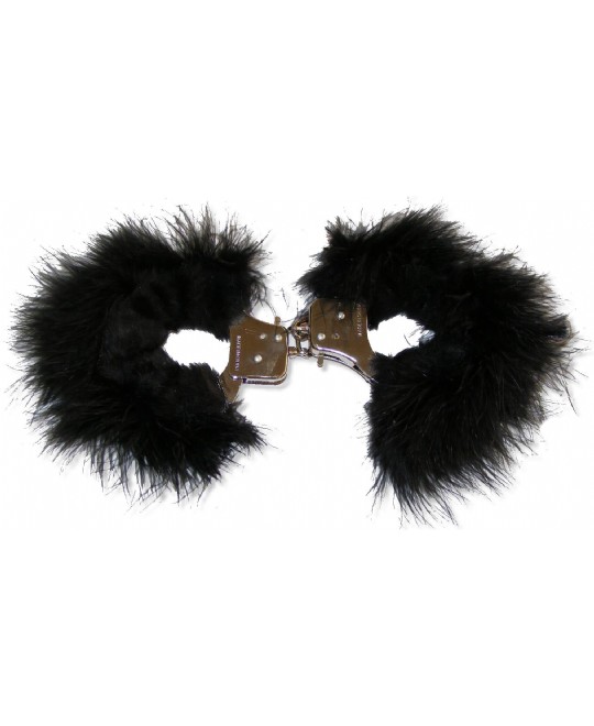 MANETTE MARABOU BLACK