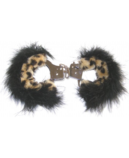 MANETTE MARABOU LEOPARD
