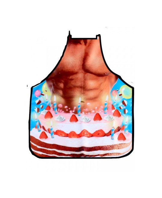 SEXY GREMBIULE TORTA COMPLEANNO BOY