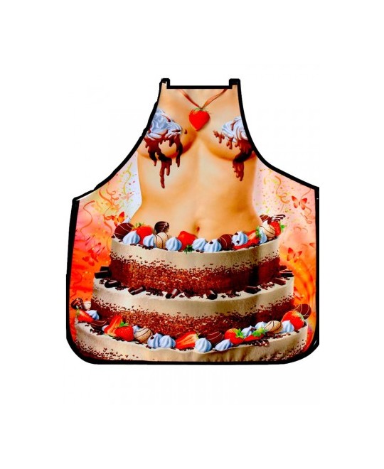 GREMBIULE TORTA GIRL BUON COMPLEANNO
