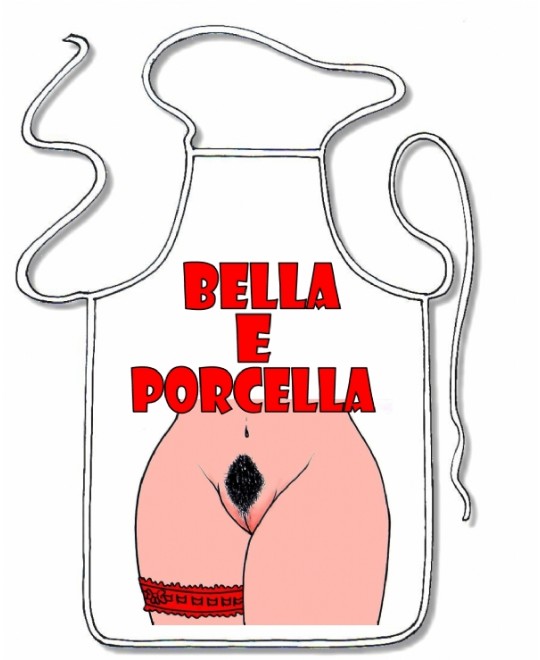 GREMBIULE BELLA E PORCELLA
