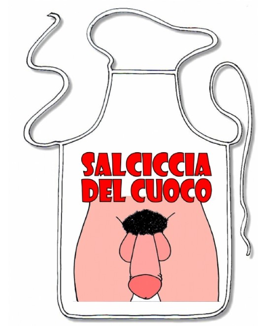 GREMBIULE SALCICCIA CUOCO