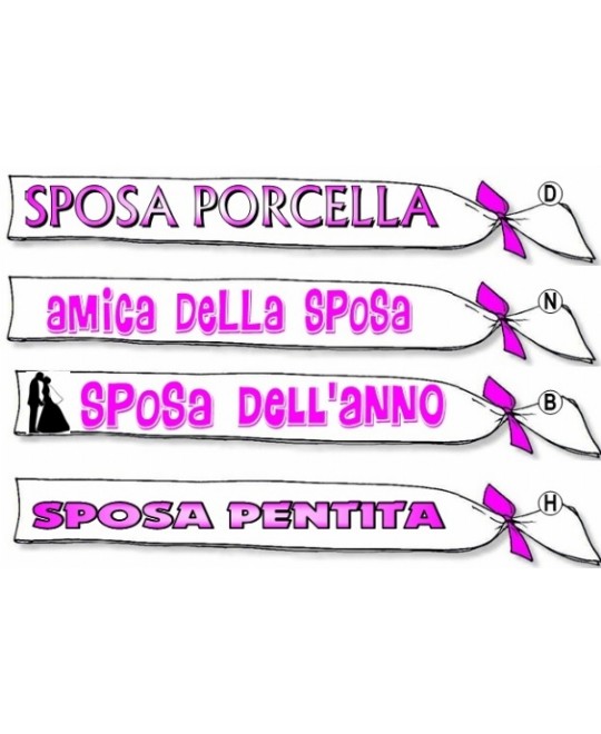 FASCIA 12 ASSORTIMENTO SPOSA PROMO B