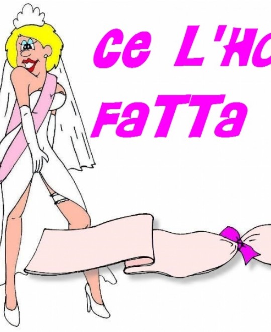 FASCIA SPOSA CE L'HO FATTA