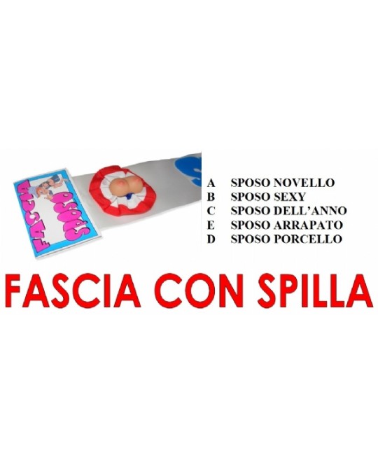 FASCIA SPOSO CON APPLICAZIONE