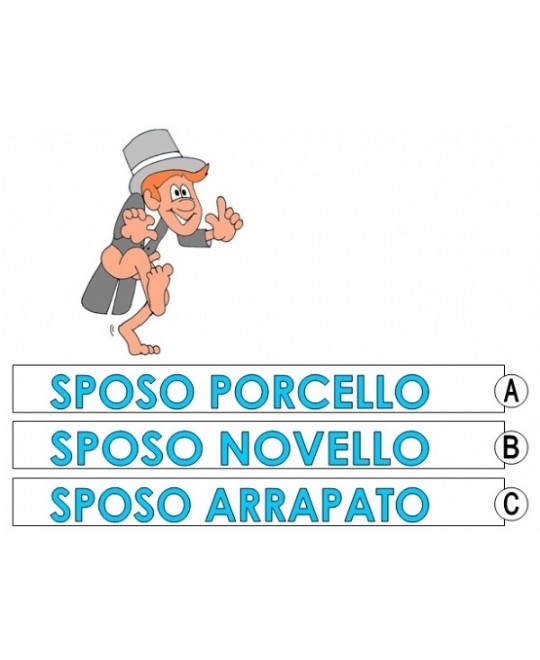FASCIA SPOSO ECO ASSORTITE