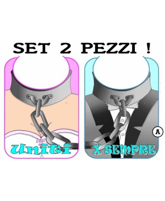 COPPIA MAXI BAVAGLIE SPOSI A