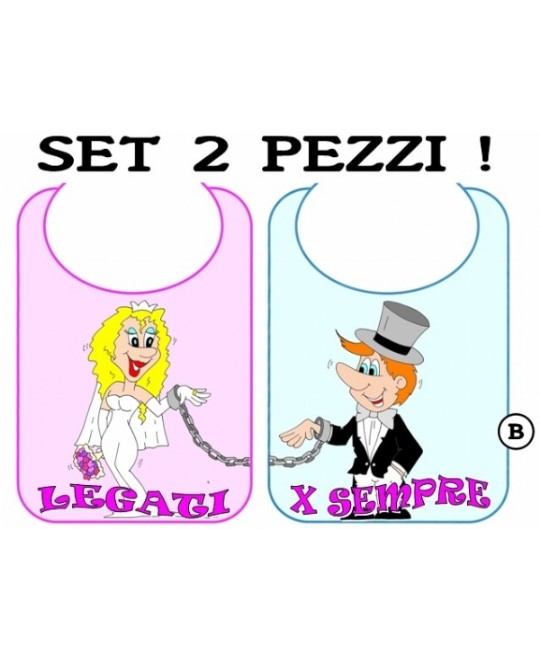 COPPIA MAXI BAVAGLIE SPOSI B