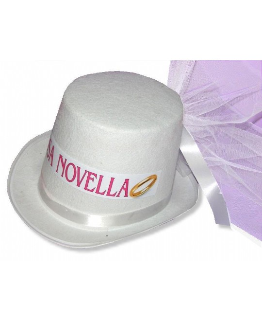 CILINDRO SPOSA BIANCO CON SCRITTA