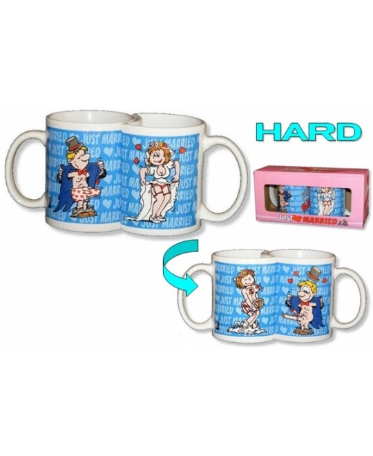 COPPIA TAZZE SPOSI CARTOON HARD