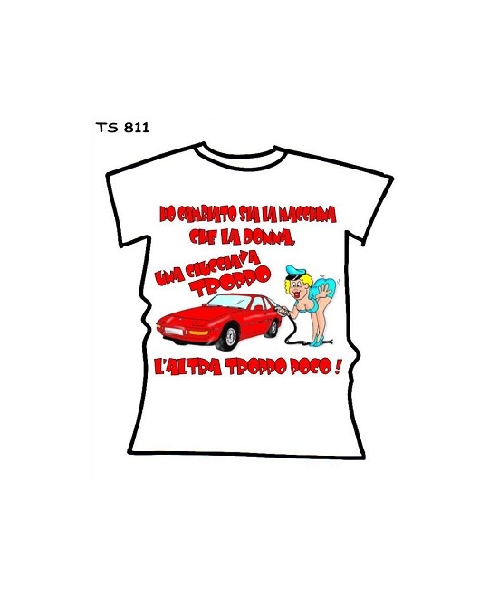 T-SHIRT CIUCCIAVA TROPPO  IN CONFEZIONE