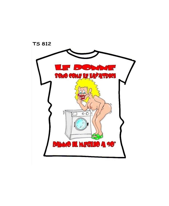T-SHIRT LAVATRICE  IN CONFEZIONE