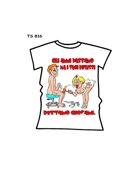 T-SHIRT RIFLESSI / GLI ANNI PASSANO  IN CONFEZIONE