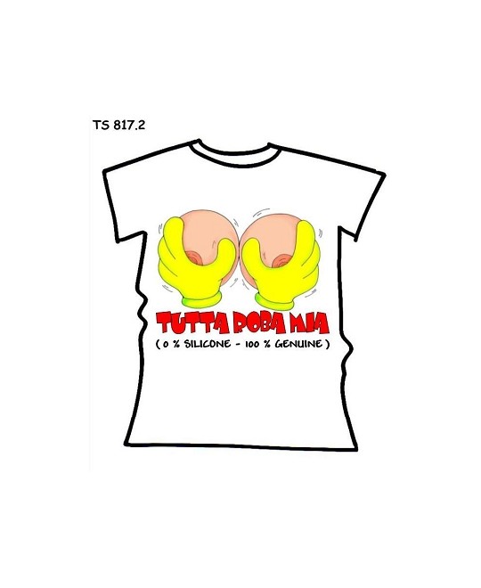 T-SHIRT TUTTA ROBA MIA  IN CONFEZIONE