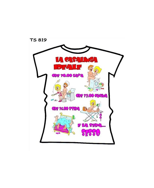 T-SHIRT CASALINGA SEXY  IN CONFEZIONE