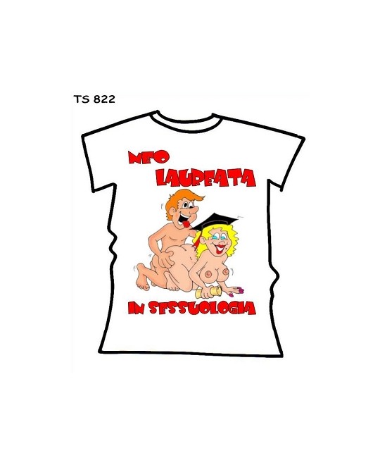 T-SHIRT LAUREATA SESSUOLOGIA  IN CONFEZIONE
