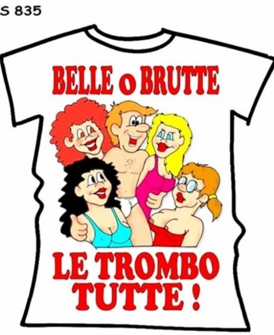 T-SHIRT BELLE O BRUTTE IN CONFEZIONE
