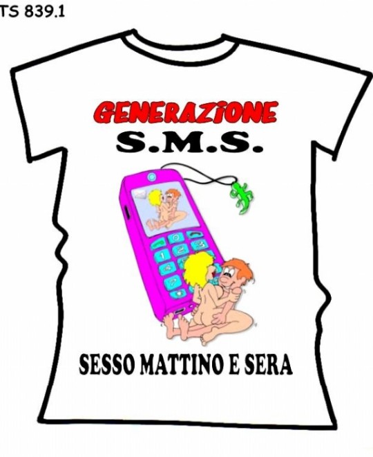 T-SHIRT SMS IN CONFEZIONE